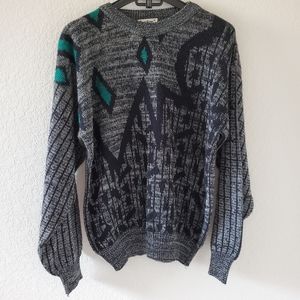 Vintage Repage geometrical print sweater